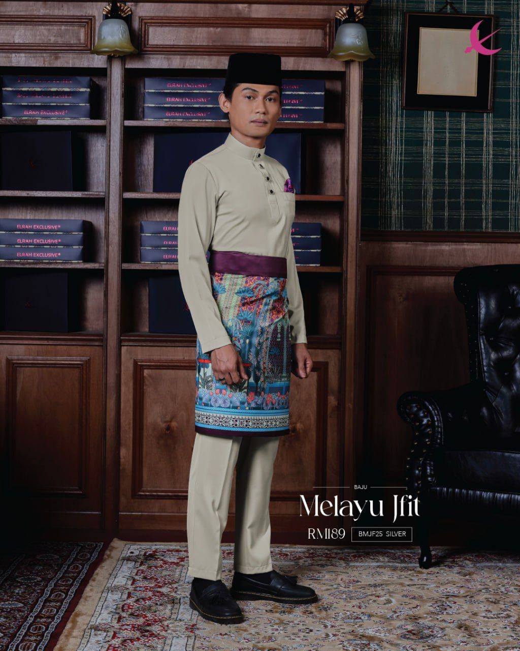 BAJU MELAYU JFIT SILVER
