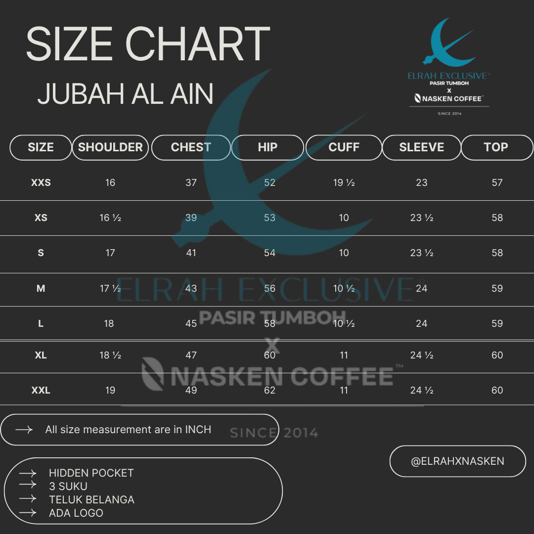 JUBAH AL AIN MEILLENNIA