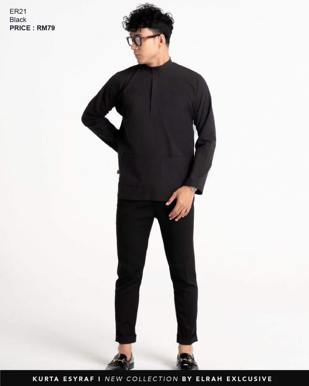 KURTA ESYRAF BLACK