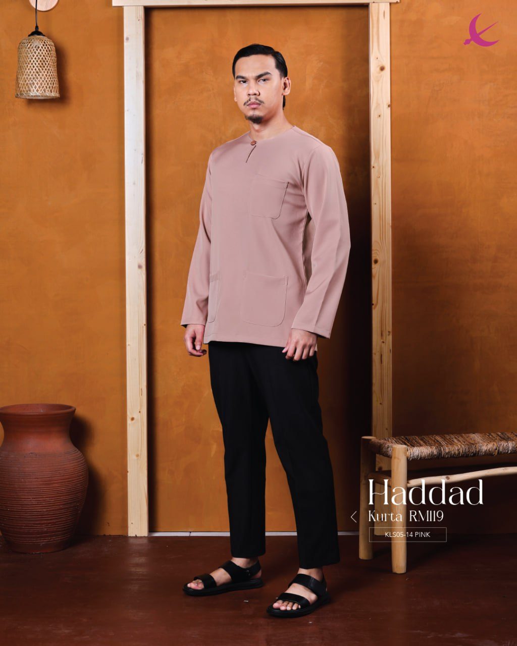KURTA HADDAD PINK