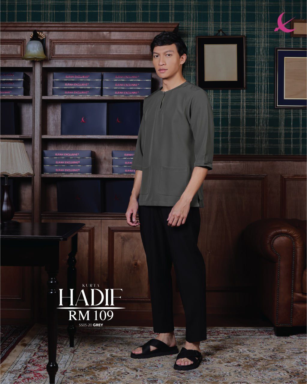 KURTA HADIF GREY