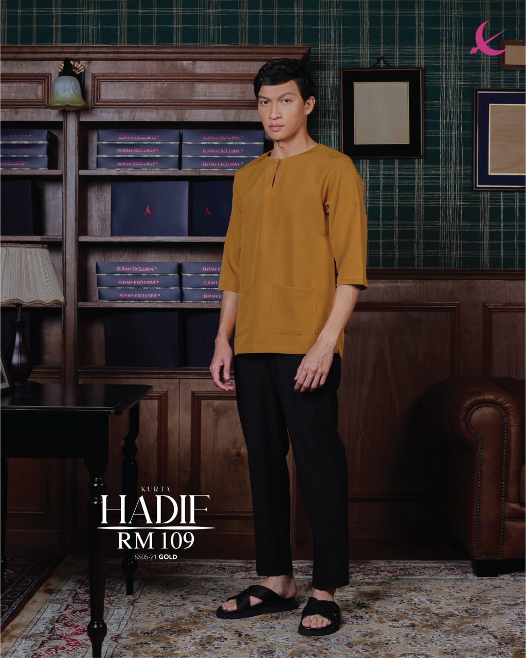 KURTA HADIF GOLD