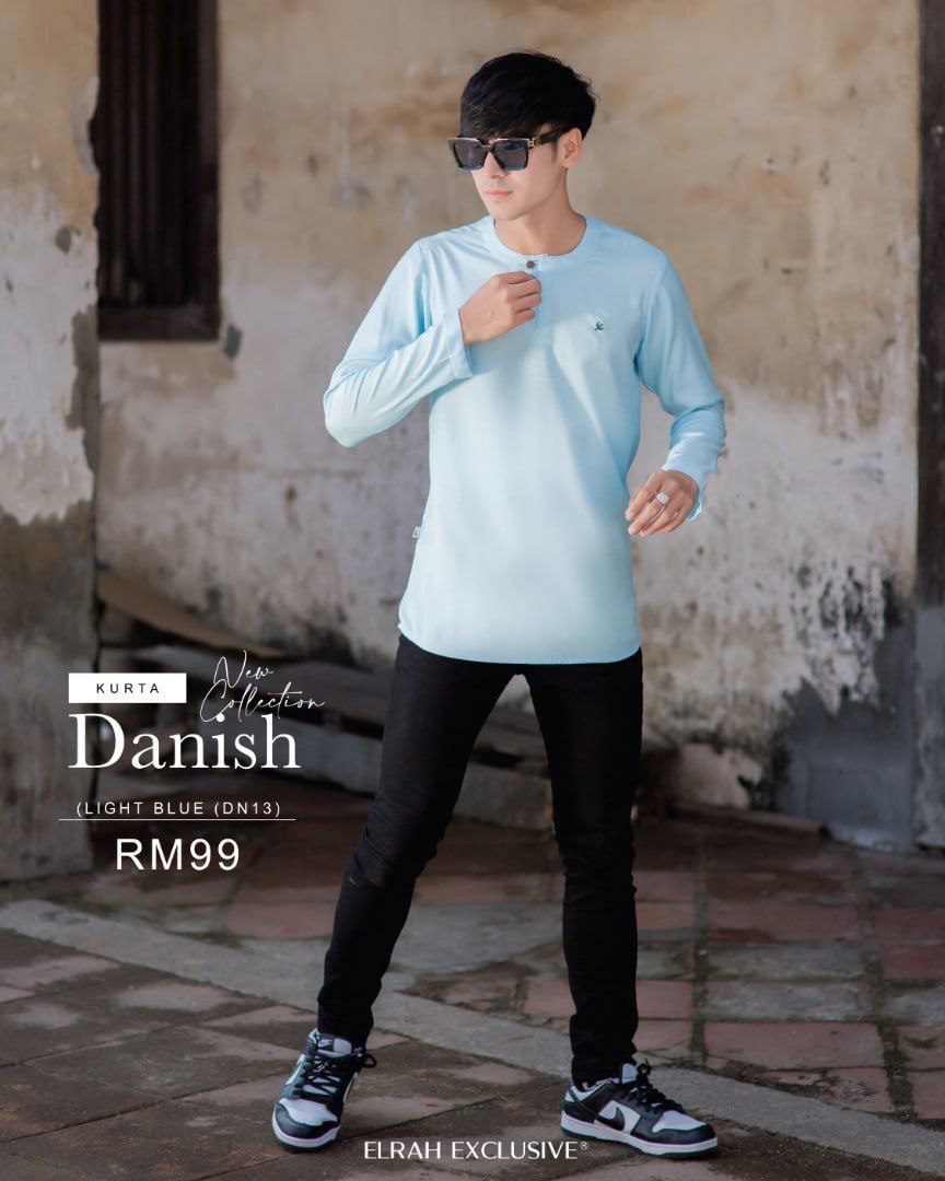 KURTA DANISH LIGHT BLUE