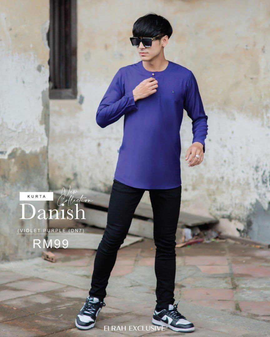 KURTA DANISH VIOLET PURPLE