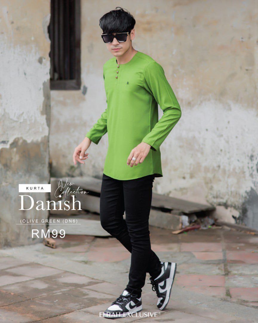 KURTA DANISH OLIVE GREEN
