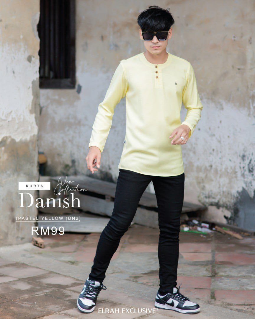 KURTA DANISH PASTEL YELLOW