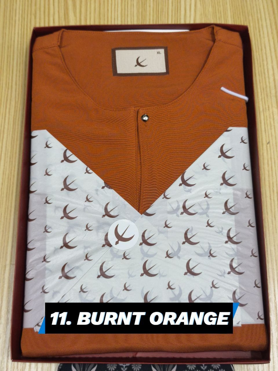 JUBAH AL NASSR BURNT ORANGE