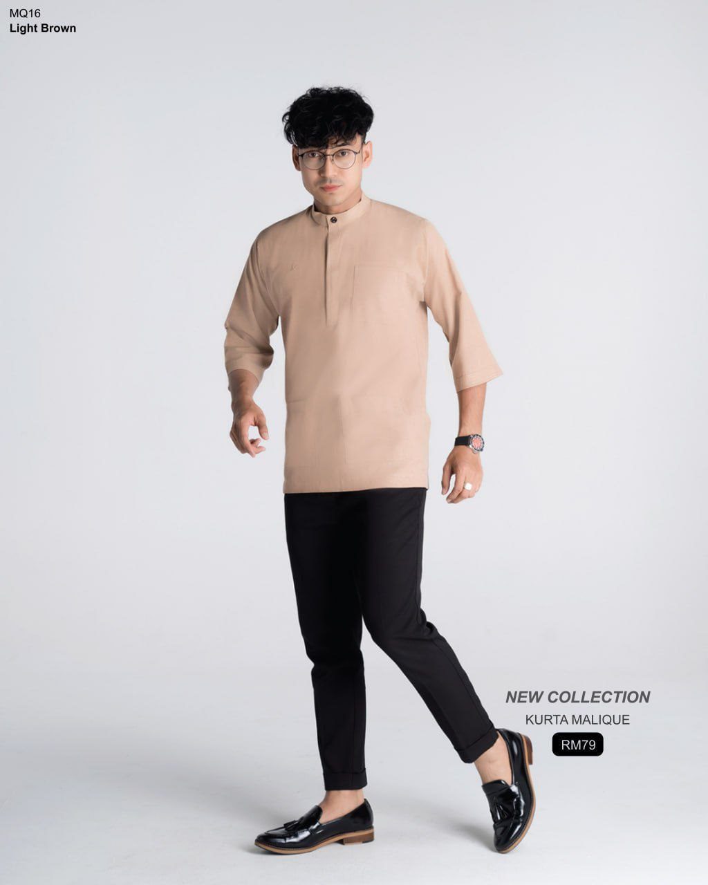 KURTA MALIQUE DARK BROWN