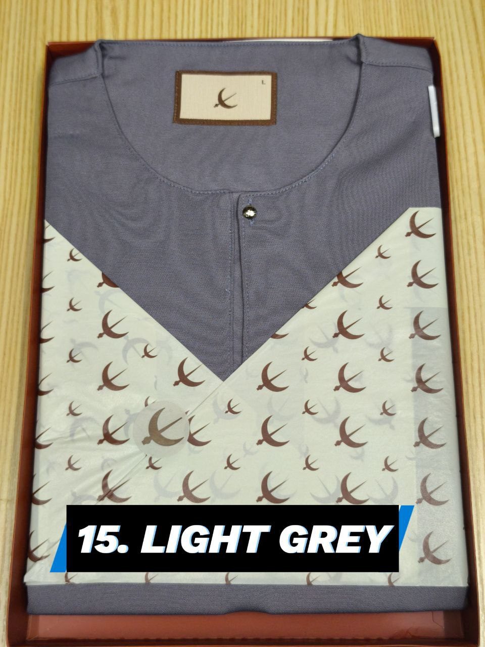 JUBAH AL NASSR LIGHT GREY