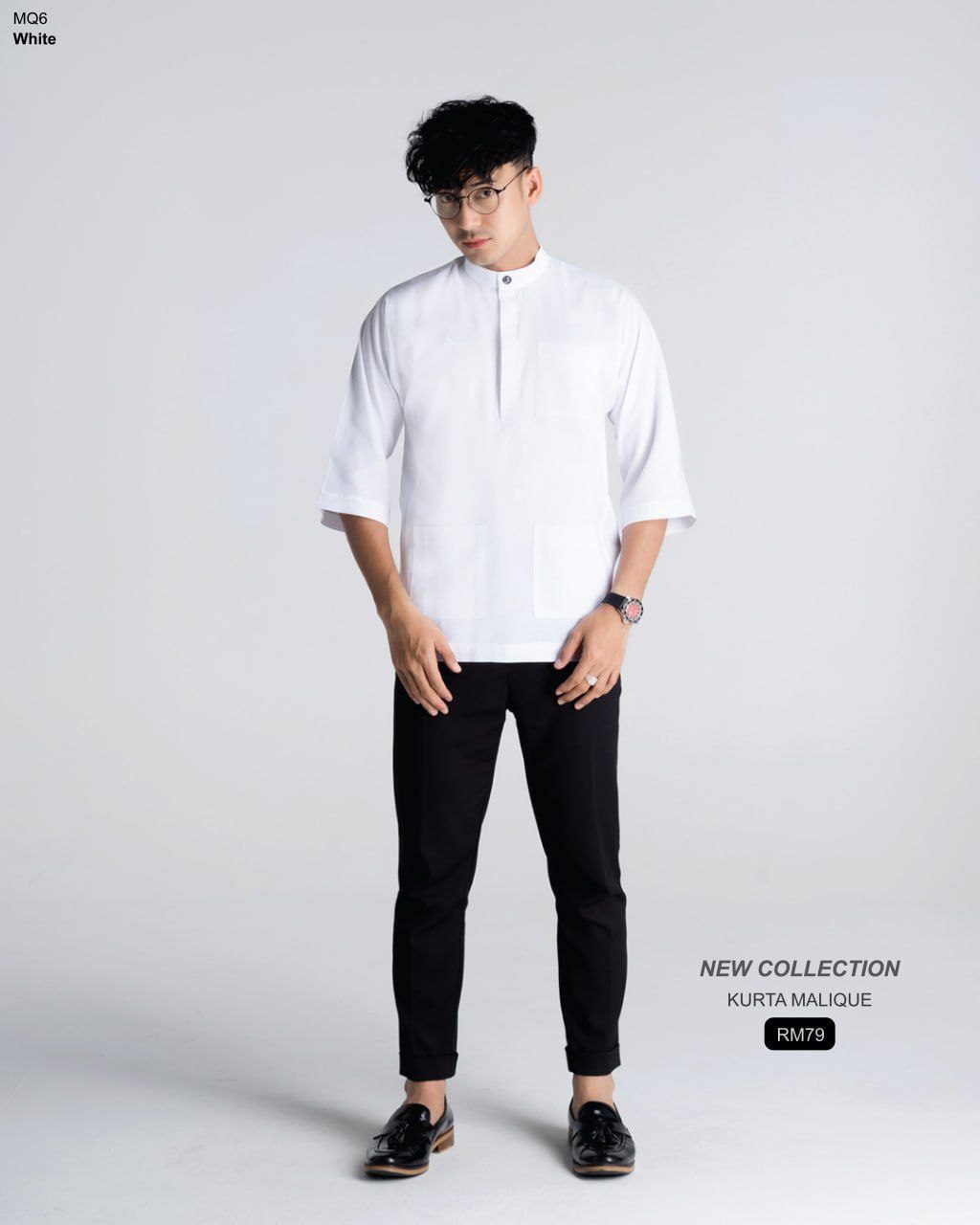 KURTA MALIQUE WHITE