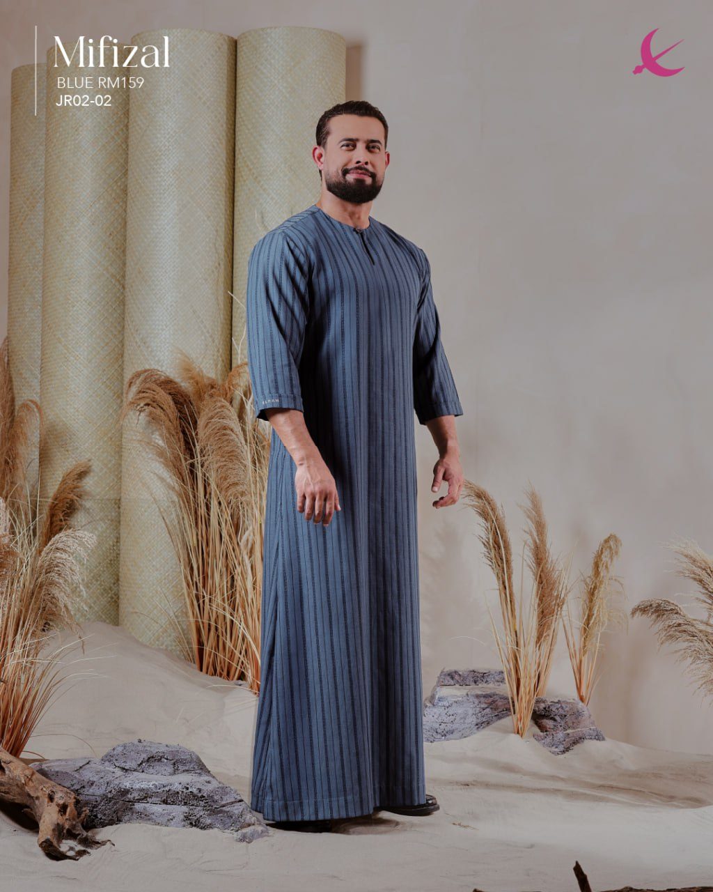 JUBAH MIFIZAL BLUE