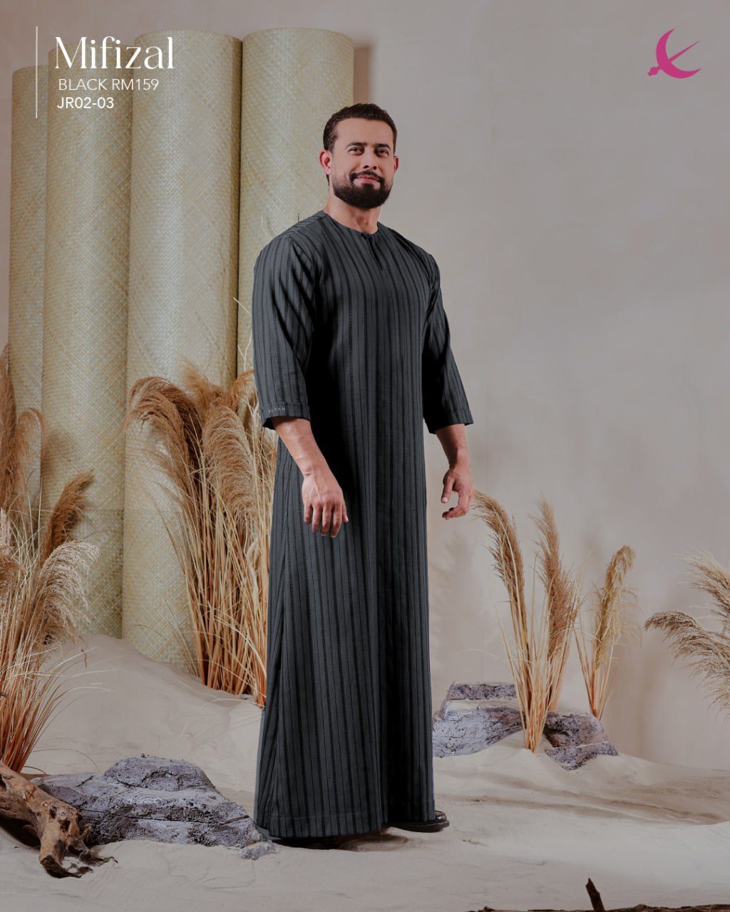 JUBAH MIFIZAL BLACK