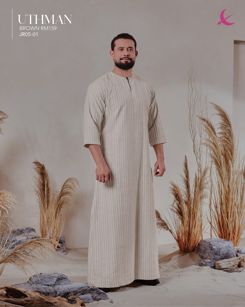 JUBAH UTHMAN BROWN
