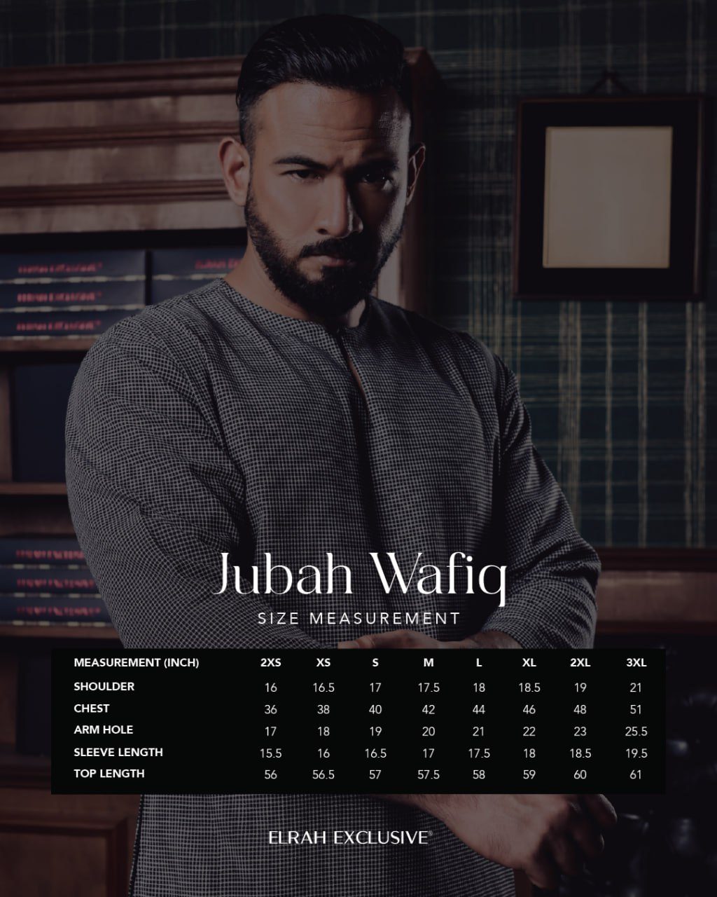 JUBAH WAFIQ BLACK