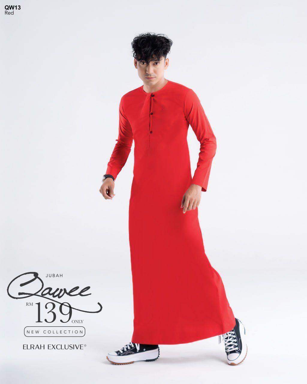JUBAH QAWEE RED (2024)