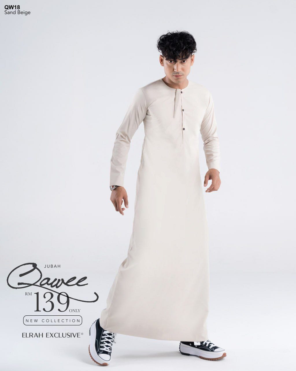 JUBAH QAWEE SAND BEIGE (2024)