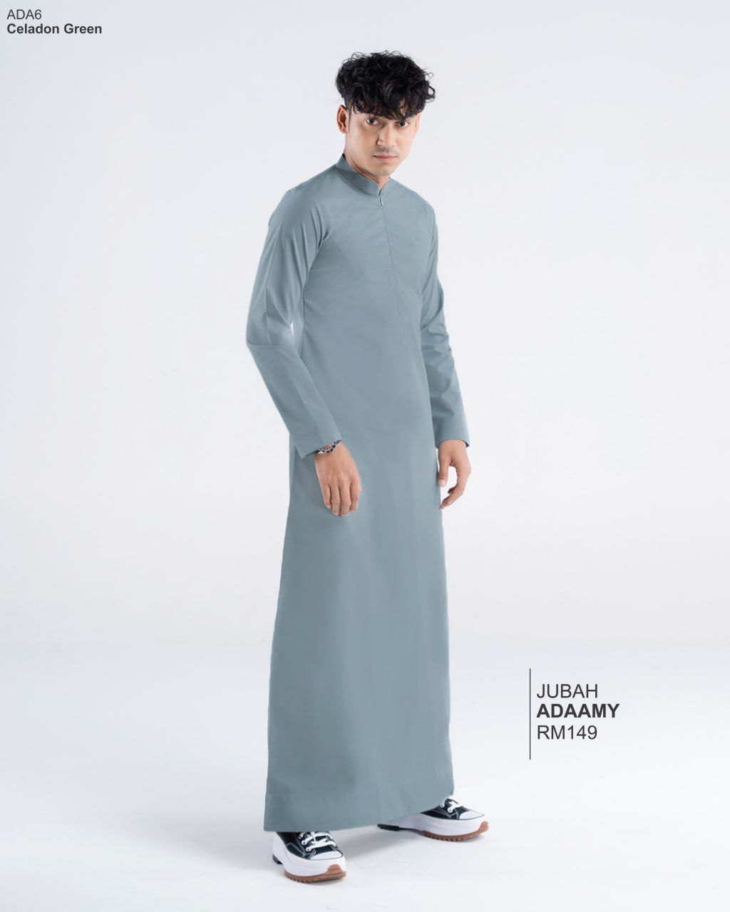 JUBAH ADAAMY CELADON GREEN (2024)
