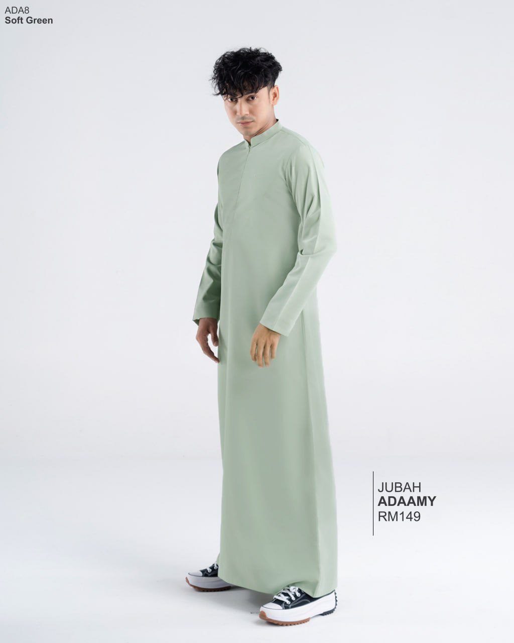 JUBAH ADAAMY SOFT GREEN (2024)