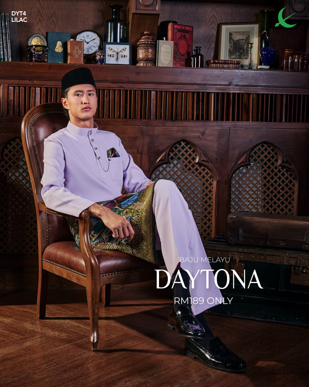 BAJU MELAYU DAYTONA LILAC