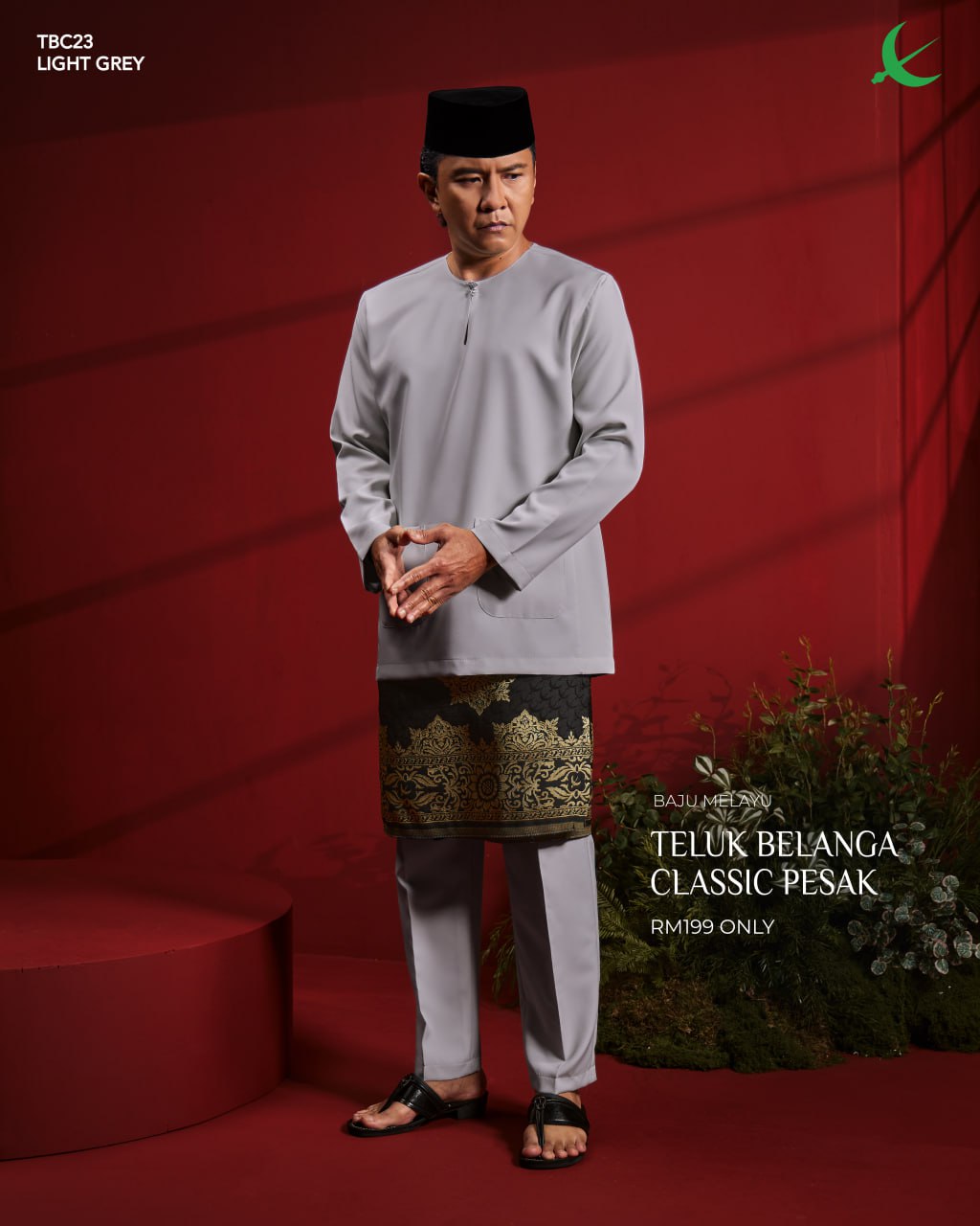 TELUK BELANGA CLASSIC PESAK LIGHT GREY