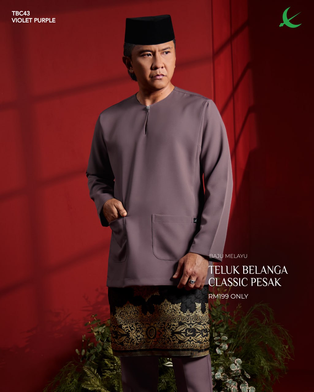 TELUK BELANGA CLASSIC PESAK VIOLET PURPLE