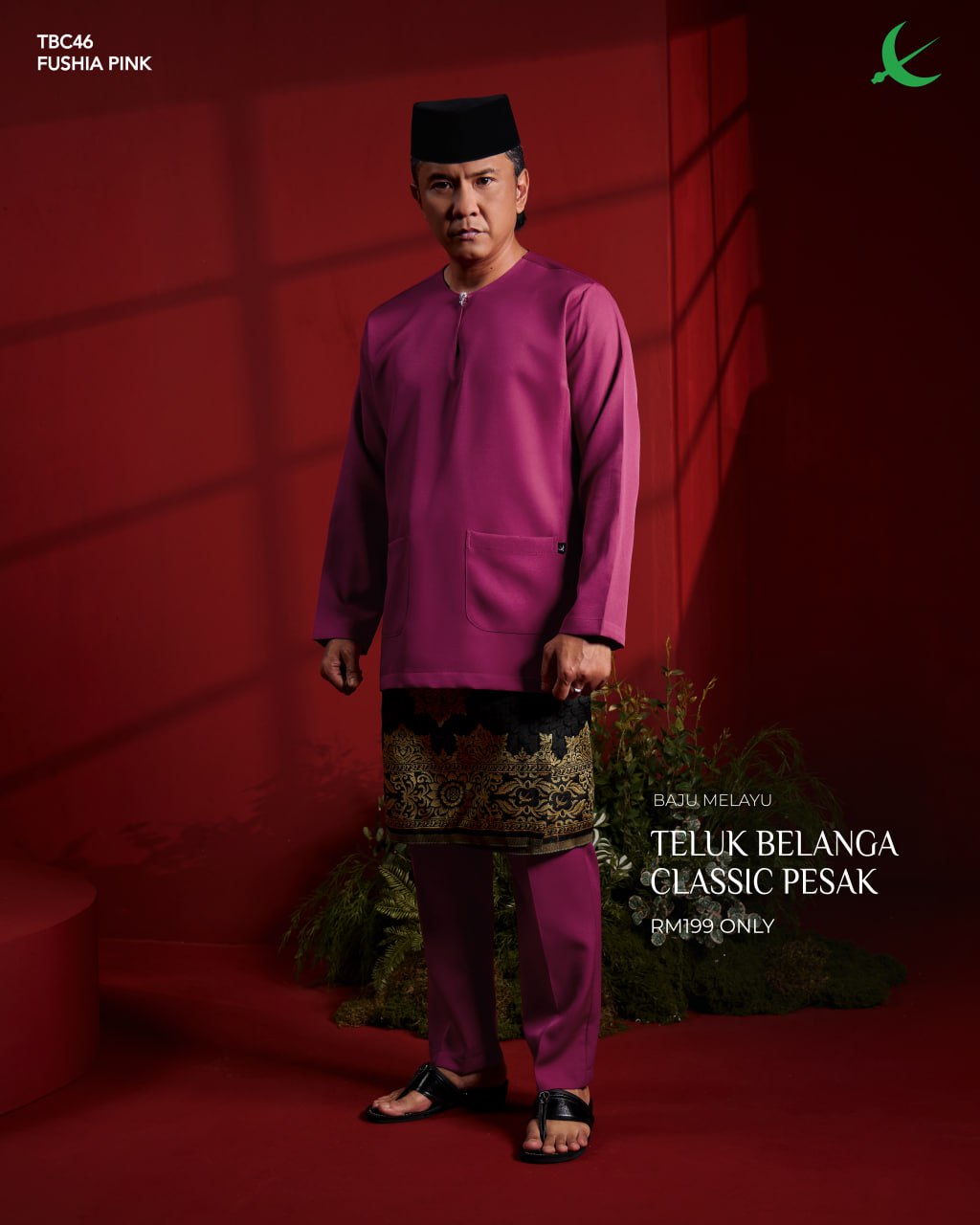 TELUK BELANGA CLASSIC PESAK FUSHIA PINK