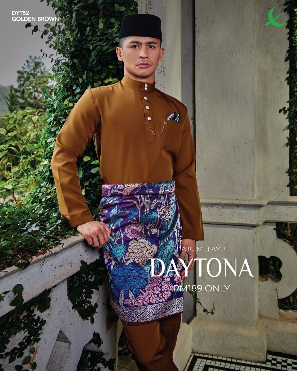 BAJU MELAYU DAYTONA GOLDEN BROWN