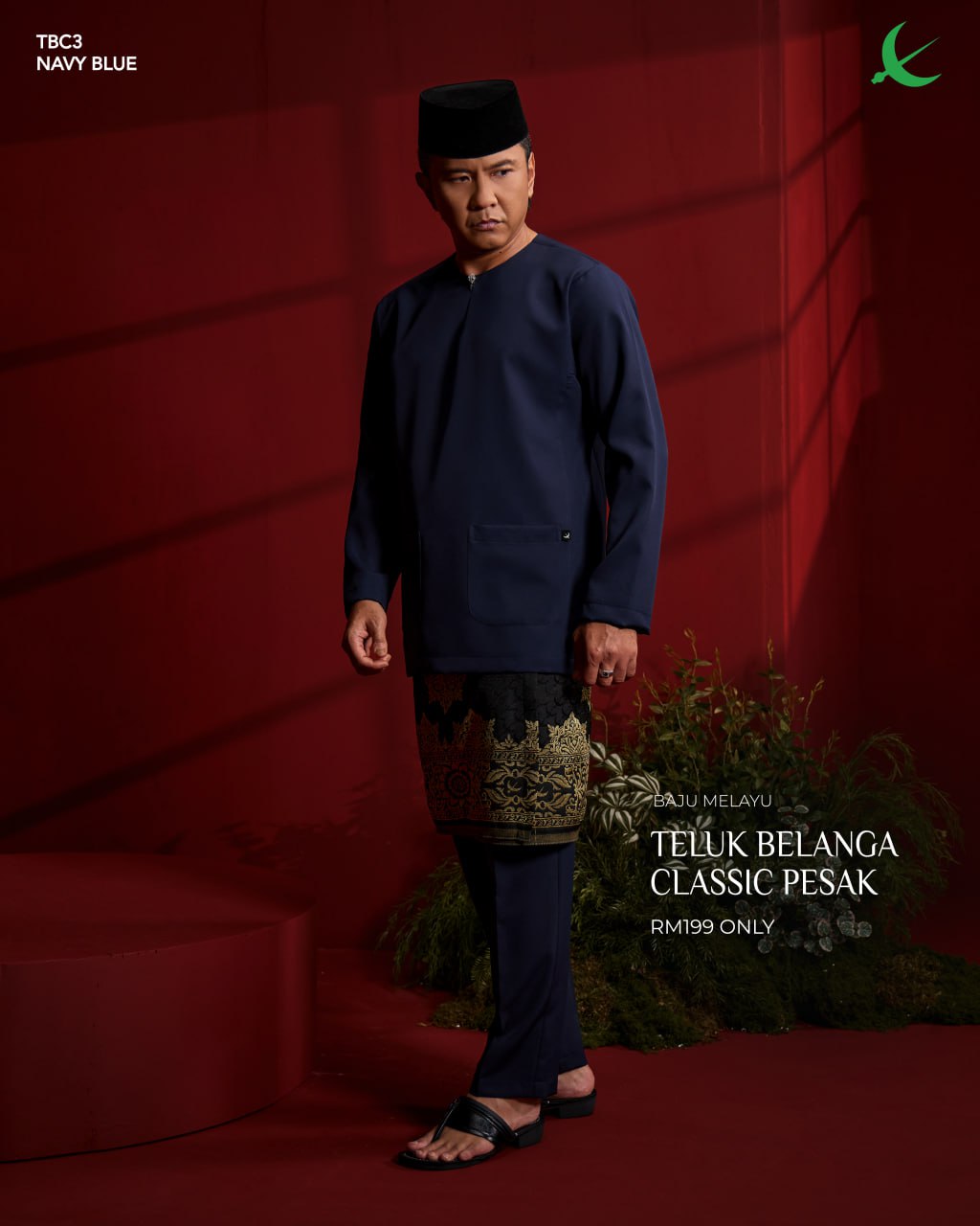 TELUK BELANGA CLASSIC PESAK NAVY BLUE