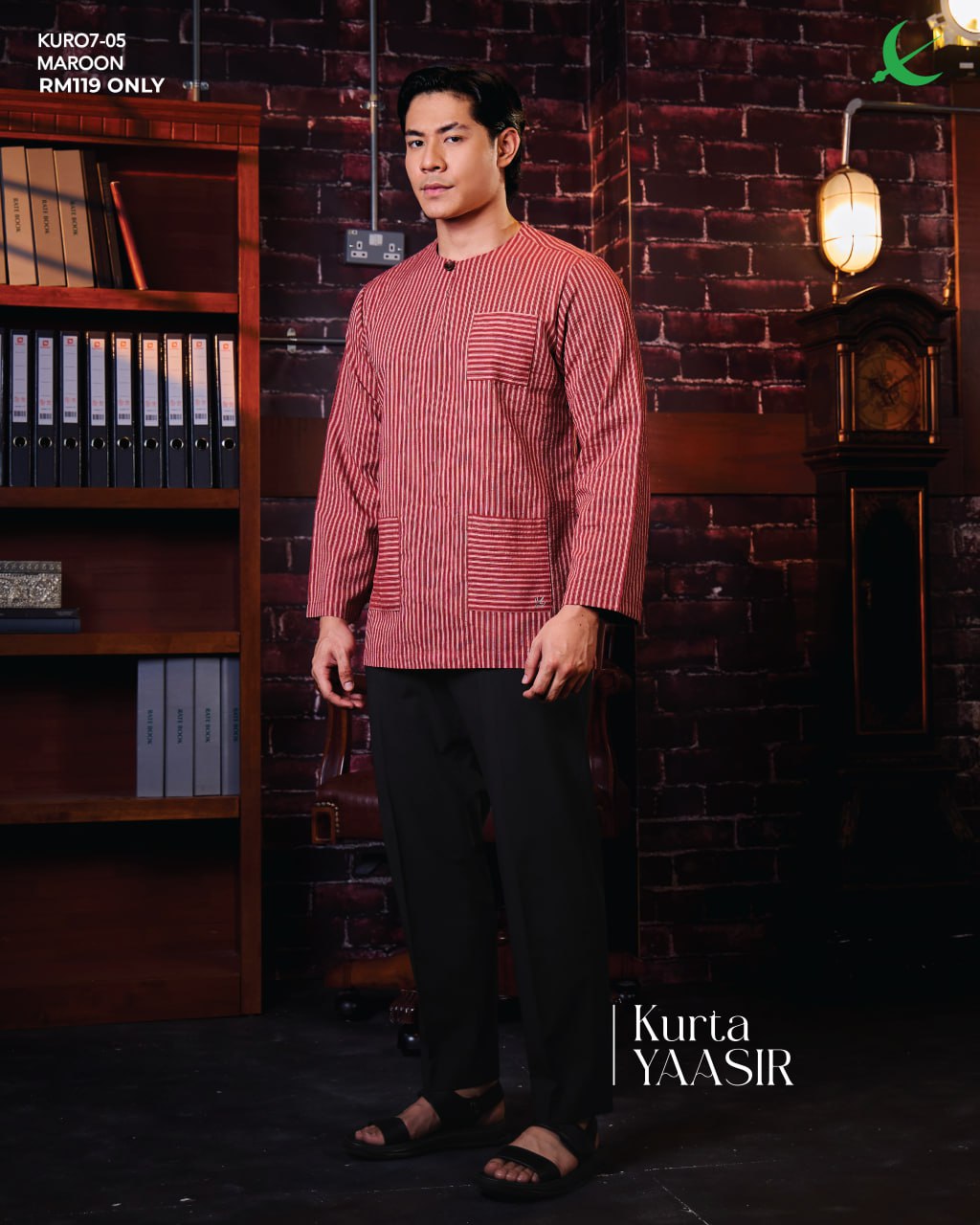 KURTA YAASIR MAROON